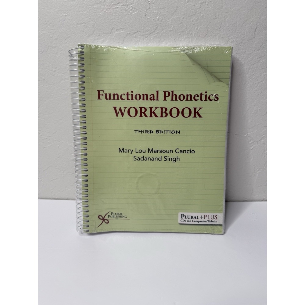 Functional Phonetics Workbook Spiral-bound Mary Lou Marsoun 4 CDs College‎ New
